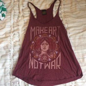 Obey racer back tank top
